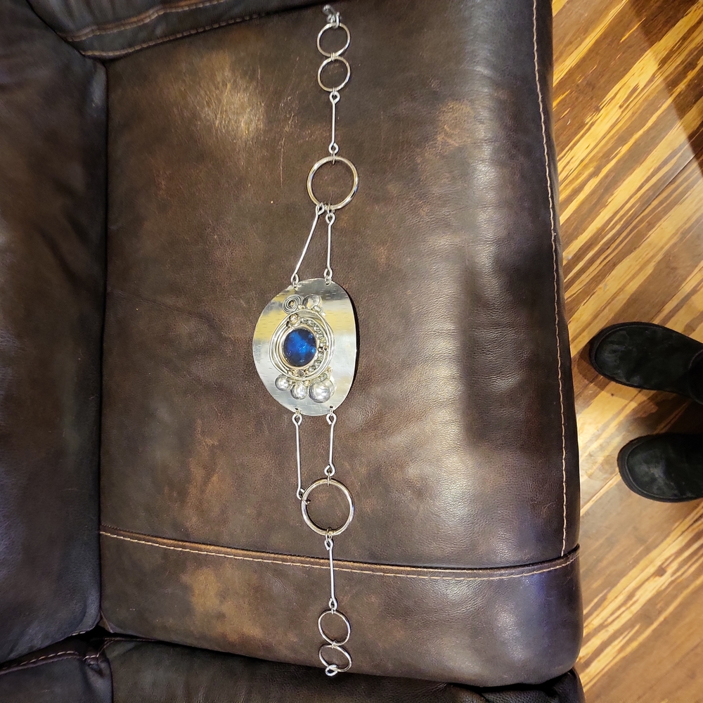 Vintage Belt Designed by Raul Leal, Signed 70s Steam Punk Made in Spain … - Picture 2 of 11